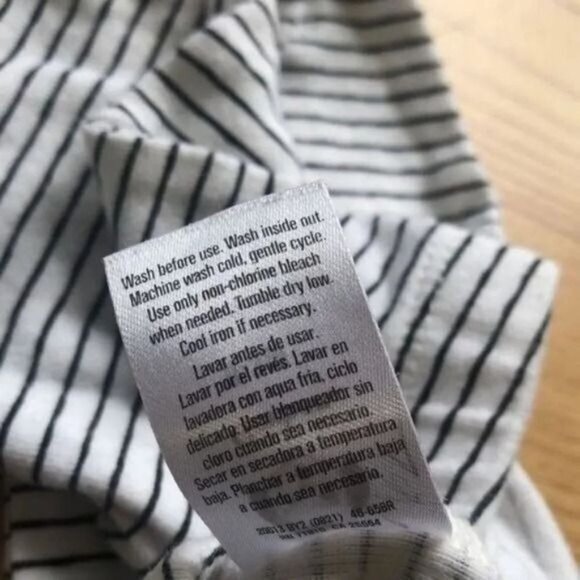 Striped Baby Footed Pants Newborn Infant Bottoms White‎ Black Stripes - Picture 6 of 6